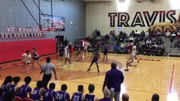 Fort Bend Travis basketball highlights Ridge Point High School