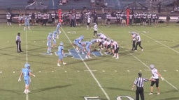 First Baptist School football highlights Wilson Hall High School