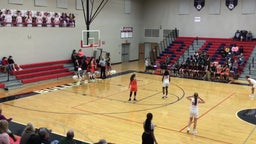 Providence Christian Academy girls basketball highlights Fayetteville vs Columbia Academy