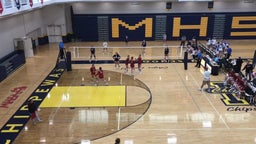 Fremont volleyball highlights Manistee High School