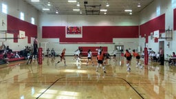 Ridge Point volleyball highlights Rockwall-Heath High School