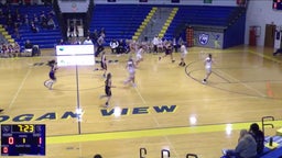 Logan View/Scribner-Snyder girls basketball highlights Tekamah-Herman High School