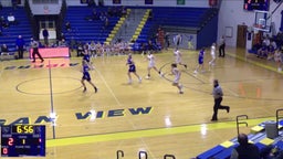 Logan View/Scribner-Snyder girls basketball highlights Columbus Lakeview High School