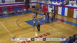 Triton basketball highlights Deptford High School