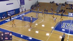 Bellevue West girls basketball highlights Marian High School