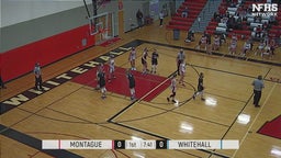 Whitehall girls basketball highlights Montague High School