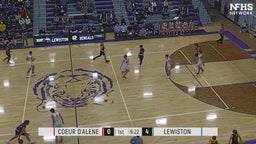 Coeur d'Alene basketball highlights Lewiston High School