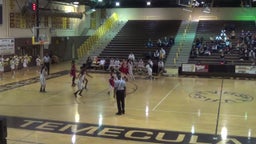 Temecula Valley girls basketball highlights vs. Great Oak High School