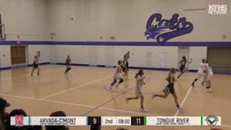 Tongue River girls basketball highlights Arvada-Clearmont High School
