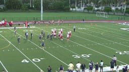 Key West football highlights Calvary Christian Academy