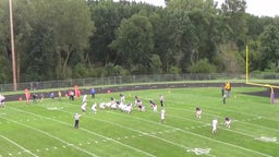 West Noble football highlights Brandon Pruitt Touchdown run vs. AHS