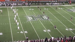 Punahou football highlights St. Louis High School