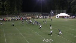 Hobbton football highlights Wake Christian Academy High School