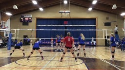 Mabel-Canton volleyball highlights Randolph High School