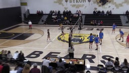 Byron volleyball highlights Albert Lea High School