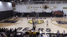 Byron volleyball highlights Zumbrota-Mazeppa High School