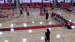 Byron volleyball highlights John Marshall High School