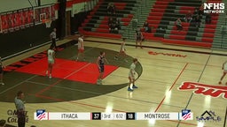 Ithaca basketball highlights Montrose