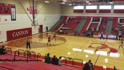 Stevens basketball highlights Canyon High School