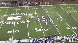 Klein football highlights Seven Lakes High School