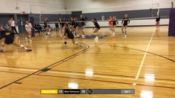 Janesville volleyball highlights West Delaware High School