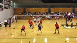 Wade Hampton volleyball highlights T.L. Hanna