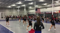 Wade Hampton volleyball highlights Blue Ridge High School