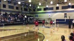 Wade Hampton volleyball highlights Mann High School