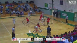 Bunn girls basketball highlights Louisburg High School