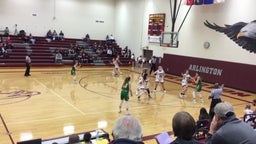 Archbishop Bergan girls basketball highlights Arlington High School