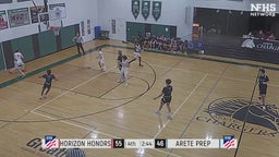 Horizon Honors basketball highlights Arete Prep