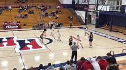 Heritage Hills girls basketball highlights Boonville High School