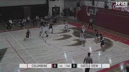 Castle View basketball highlights Columbine High School