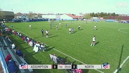 Davenport North girls soccer highlights Assumption High School