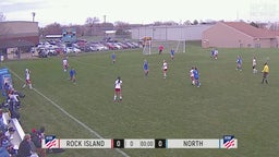 Davenport North girls soccer highlights Rock Island High School