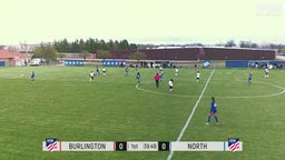 Davenport North girls soccer highlights Burlington High School