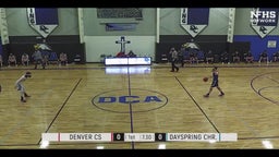 Denver Christian basketball highlights Dayspring Christian High School