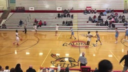 Hanover Central basketball highlights Calumet New Tech High School