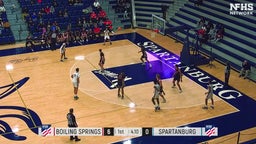 Boiling Springs basketball highlights Spartanburg High School