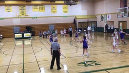 Johnson Creek girls basketball highlights Pecatonica High School