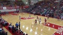 Bedford North Lawrence girls basketball highlights Lawrence North High School