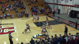 Bedford North Lawrence girls basketball highlights East Central High School