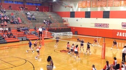 Mineola volleyball highlights Harmony I.S.D.