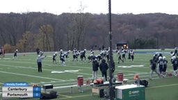 Portsmouth Abbey football highlights Canterbury High School