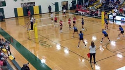 Pleasanton volleyball highlights Overton Public School