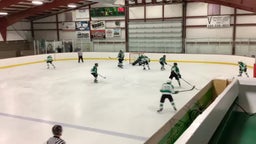 Pine City ice hockey highlights Rock Ridge High School