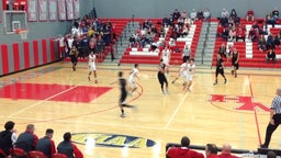 Westmont Hilltop basketball highlights Ferndale  Area High School