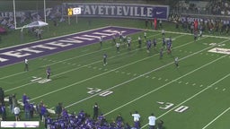 Bentonville football highlights Fayetteville High School
