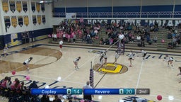 Revere volleyball highlights Copley High School
