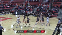 Highland basketball highlights Triad High School